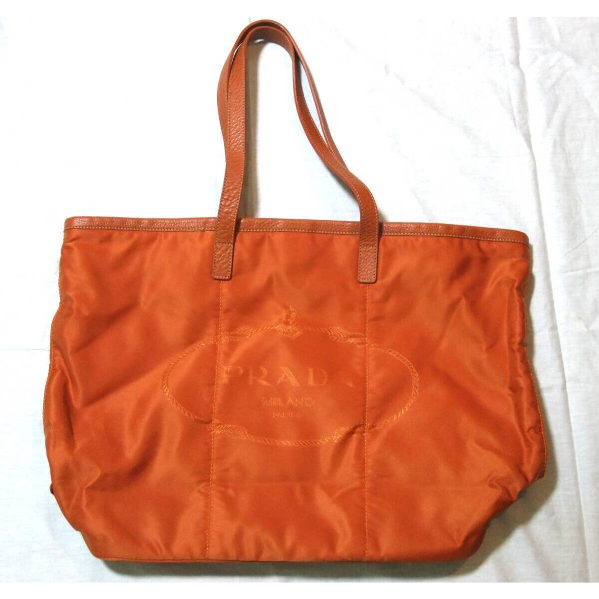Prada Prada Tote Bag Orange